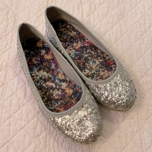 Faded Glory Glitter Sparkle Ballet Flats